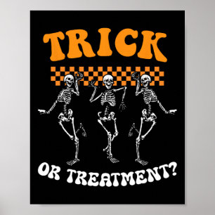 Poster Truque Ou Tratamento Terapêutica Física Esqueleto
