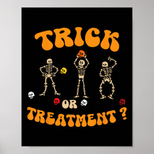 Poster Truque Ou Tratamento Terapêutica Física Esqueleto 