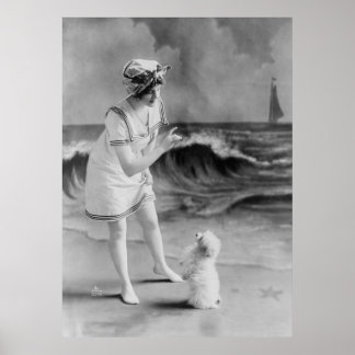 Póster Truques de Animais de Companhia, 1910