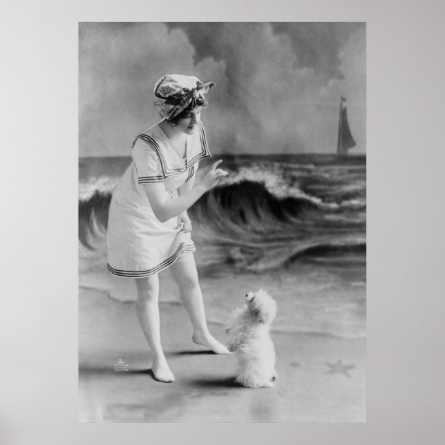 Póster Truques de Animais de Companhia, 1910 (Frente)