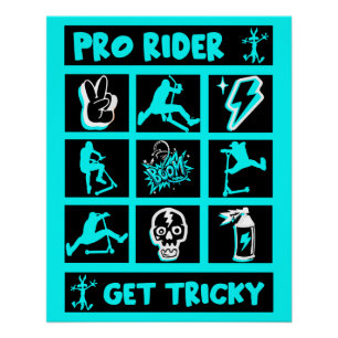 Póster Truques de Cavaleiro Sem Patinete Pro