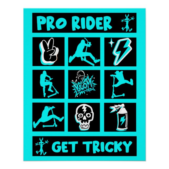 Póster Truques de Cavaleiro Sem Patinete Pro (Frente)