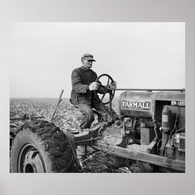 Poster Trusty Old Trator, anos 30 (Frente)