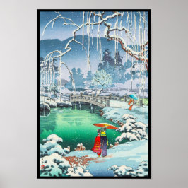 Póster Tsuchiya Koitsu Sketches de lugares famosos no Jap