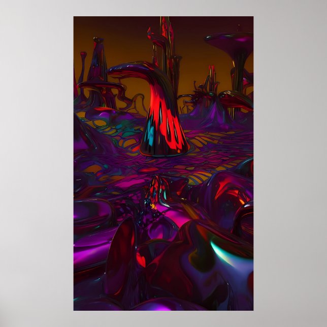 Poster Tsunami Regenerativo de Criação - Ken Gage Art (Frente)