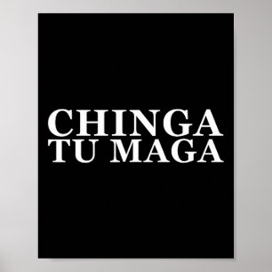 Poster Tu Maga Anti Trump Espanhol Mexicano Palavra Latim