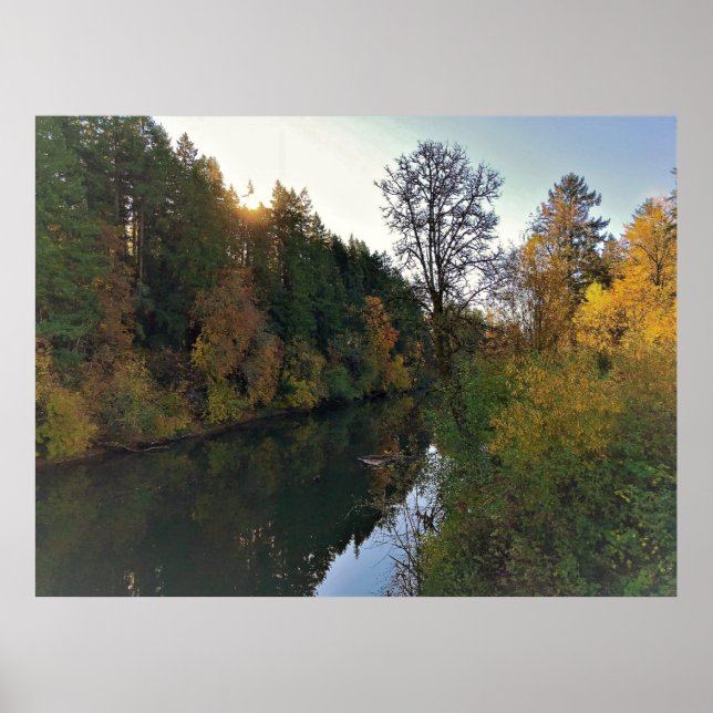 Poster Tualatin River, Oregon (Frente)