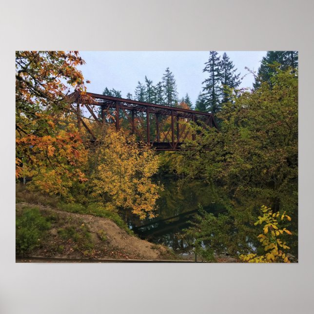 Poster Tualatin River, Oregon (Frente)
