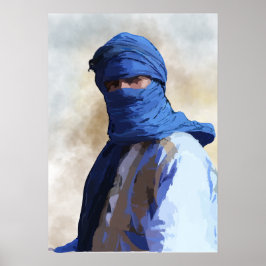 Poster Tuareg em azul