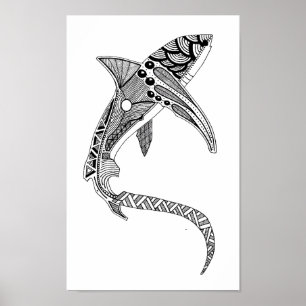 Poster Tubarão de debulhadora
