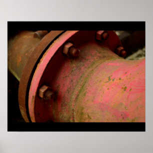 Póster Tubo Vermelho