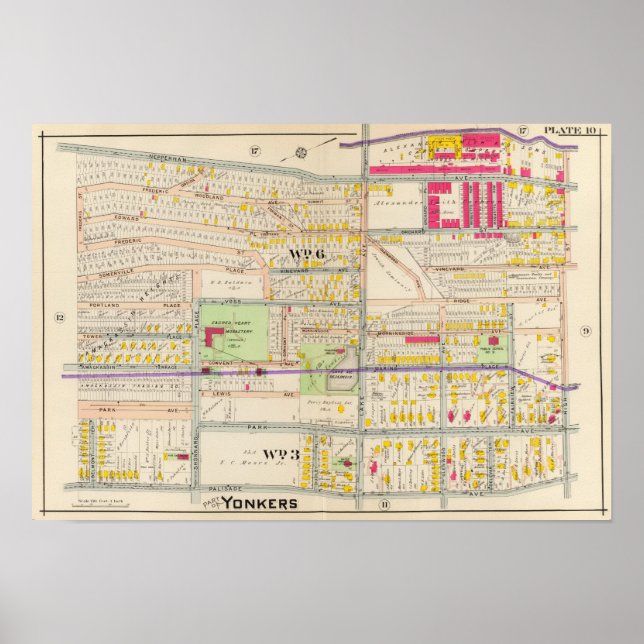 Poster Tubos de esgoto, caminhos de ferro (Frente)