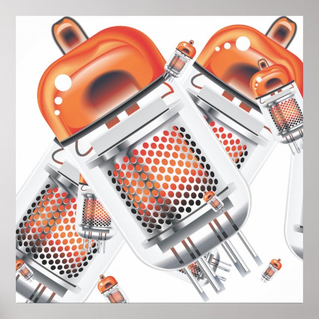 Póster Tubos de raios catódicos (Frente)