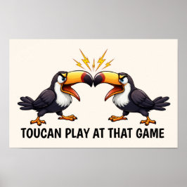 Poster Tucano Engraçado