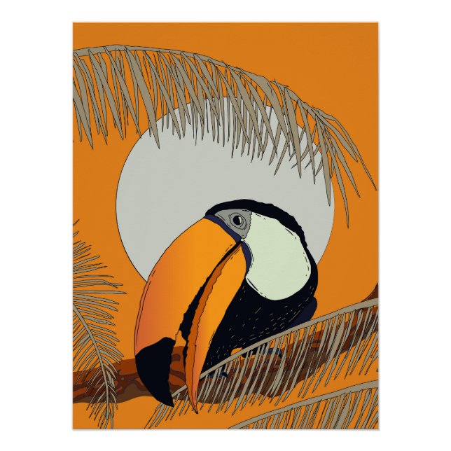 Póster Tucano Vintage (Frente)