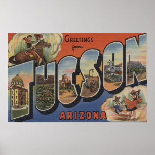 Póster Tucson, arizona - grandes cenas 2 da letra