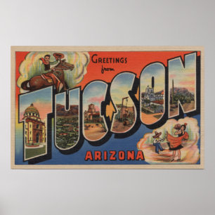 Póster Tucson, arizona - grandes cenas da letra