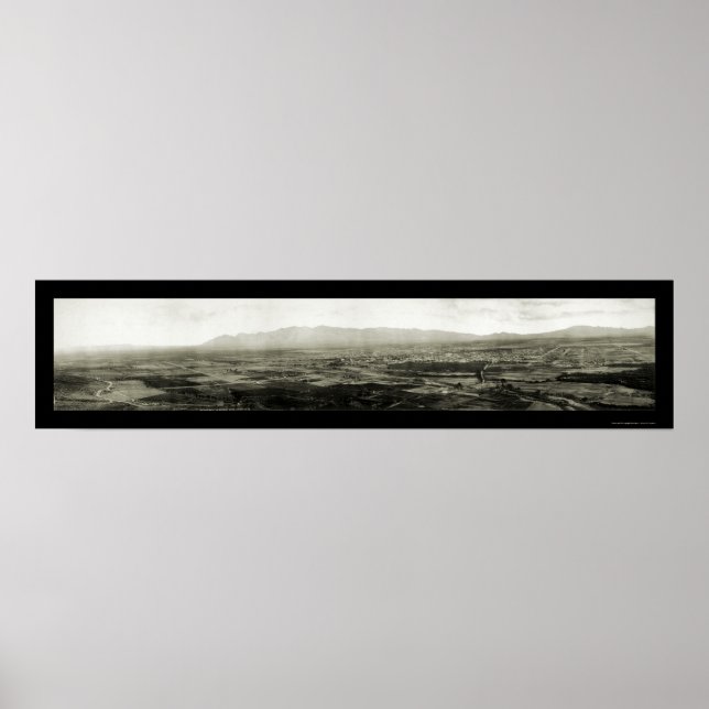Poster Tucson AZ Foto Panorâmica 1909 (Frente)