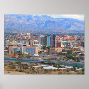 Poster Tucson City Skyline