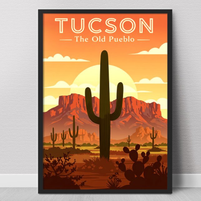 Poster Tucson Vintage (Criador carregado)