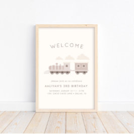 Poster Tudo a bordo! Boas-vindas ao trem