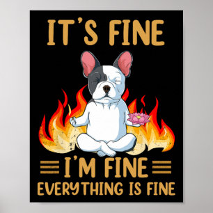 Poster Tudo bem, está tudo bem, Bulldog francês