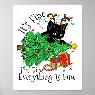 Poster Tudo Bem Estou Bem Tudo Está Bem Diversão Natal