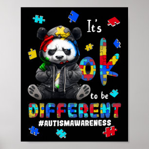 Poster Tudo Bem Ser Diferente Panda Autismo