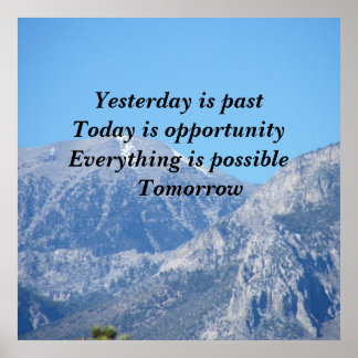 Póster Tudo é possível amanhã