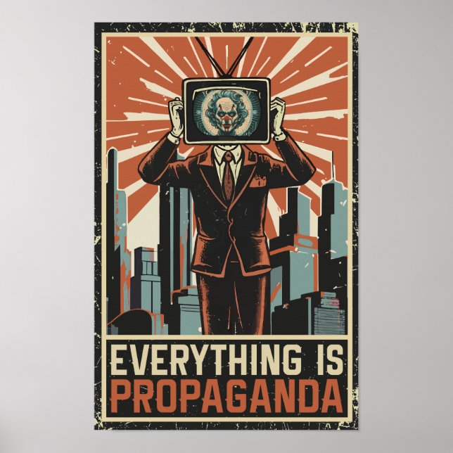 Poster Tudo é Propaganda (Frente)