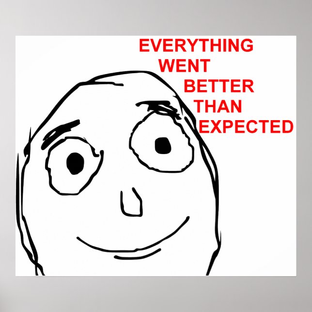 Póster Tudo Foi Melhor Do Que Esperava (Frente)