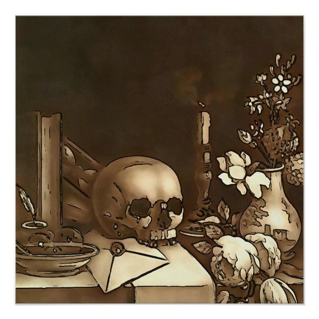 Póster Tudo Na Arte Negra Da Vanity (Frente)