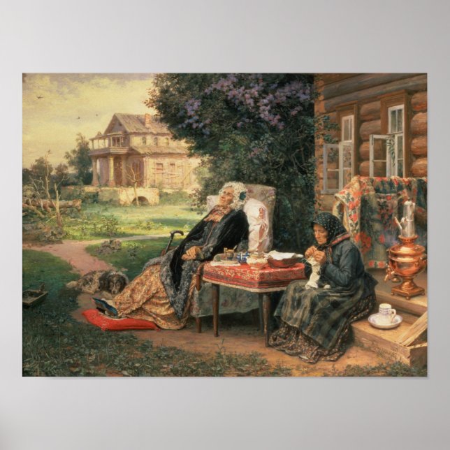 Póster Tudo no passado, 1889 (Frente)