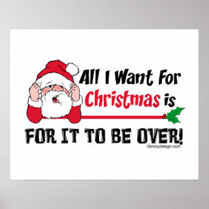 Poster Tudo o que eu quero é Papais noeis de Natal Engra