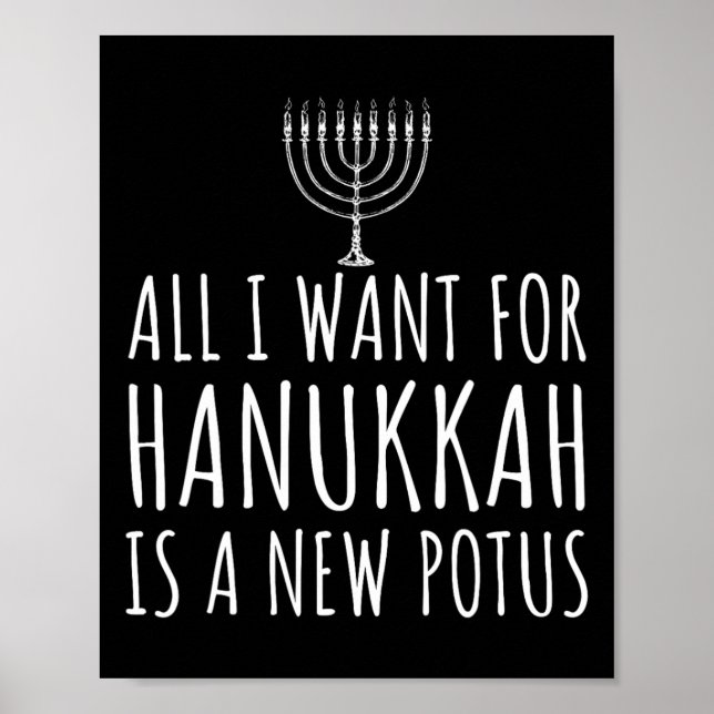 Poster Tudo o que eu quero para o Hanukkah é um novo Potu (Frente)