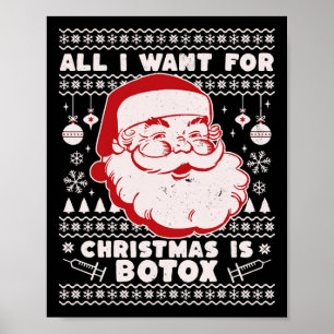 Poster Tudo O Que Eu Quero Para O Natal É Papais noeis De