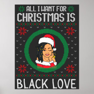 Poster Tudo O Que Quero É Amor Preto Sista Melan