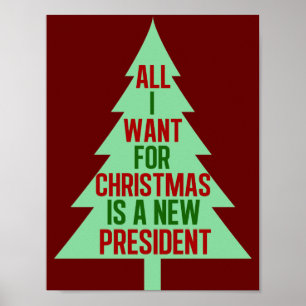 Poster Tudo o que Quero no Natal é um Novo Presidente
