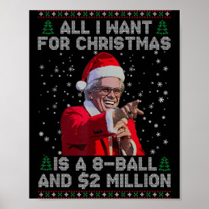 Poster Tudo o que Quero para o Natal 8 Ball e 2 Milhões 
