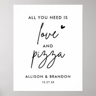 Poster Tudo o que Você Precisa é Amor e Pizza Recepção de