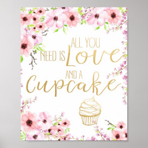 Poster Tudo o que Você Precisa É Amor e um Letreiro de Ca