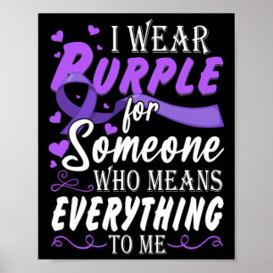 Poster Tudo Para Mim Epilepsia Dia Púrpura Epilação de Fi
