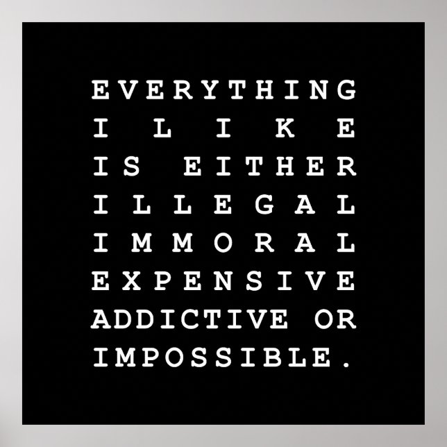 Poster Tudo que eu gosto (Frente)