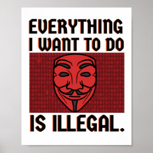 Poster Tudo que eu quero fazer é ilegal