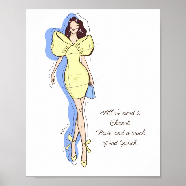 Poster Tudo que preciso, tempos de moda (Frente)