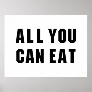 POSTER TUDO QUE VOCÊ PODE COMER