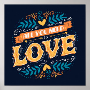 Poster Tudo que você precisa é amor