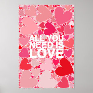 Poster Tudo Que Você Precisa É De Amor