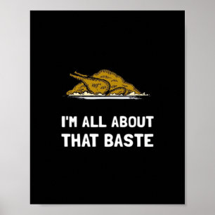 Poster Tudo Sobre Essa Design Engraçada De Ação De Graças