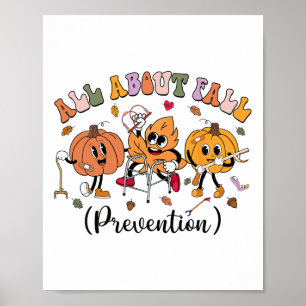 Poster Tudo Sobre Prevenção De Queda Enfermeira De Ação D